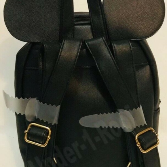 Disney Mickey Mouse Gold Embellished Mini Book Bag - Picture 5 of 6